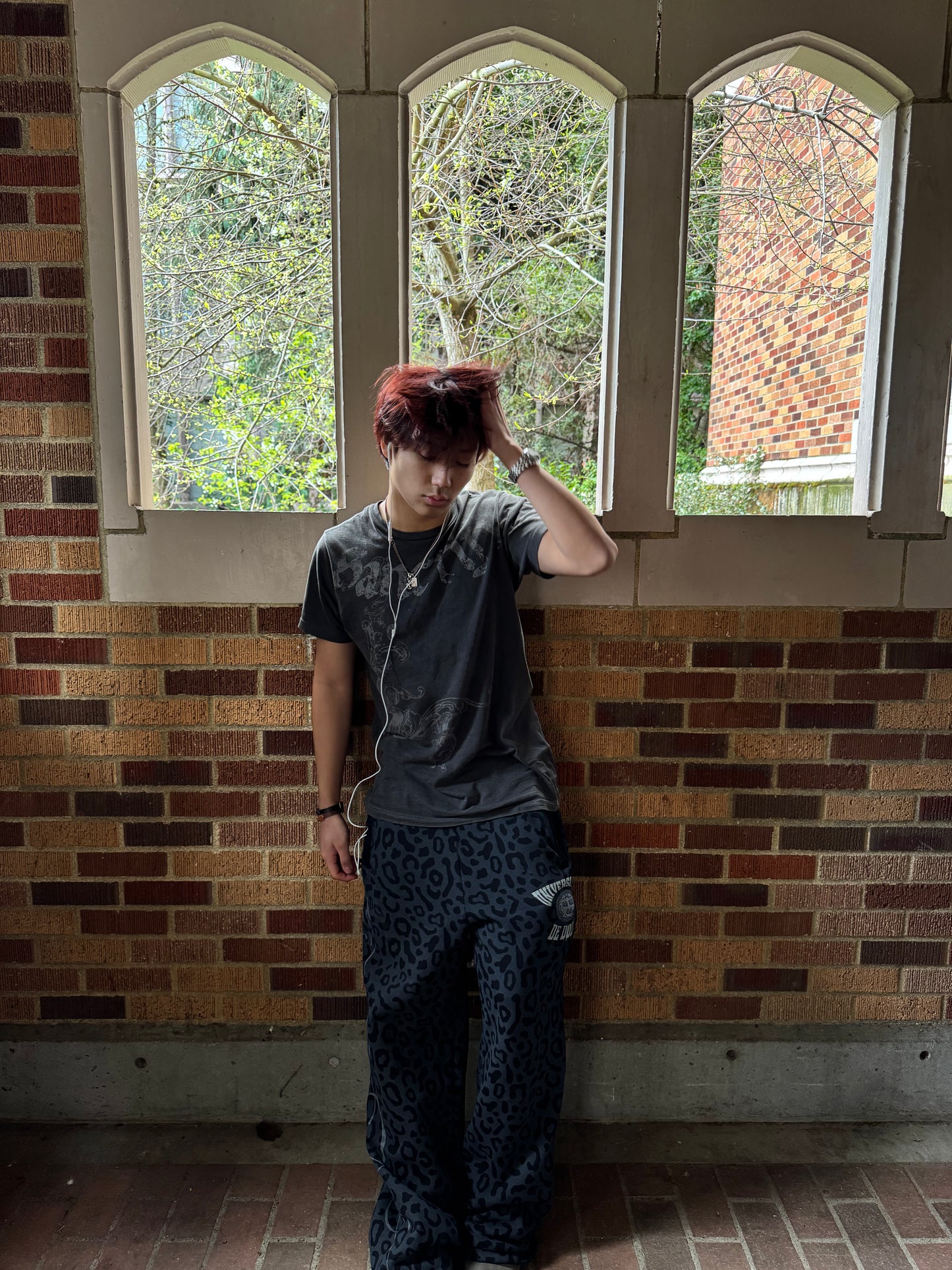 University Leopard Sweats
